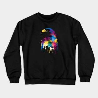 Colorful Eagle's Head #1 Crewneck Sweatshirt